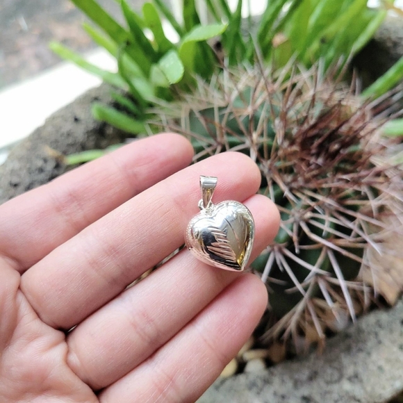Jewelry - Handmade New 925 Sterling Silver Heart Pendant